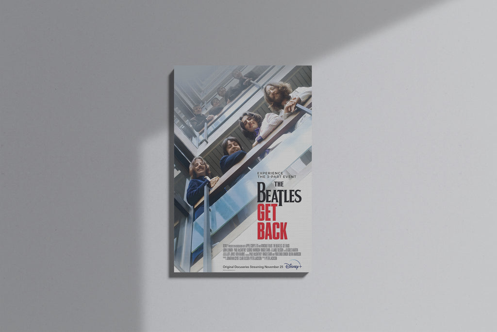 GeekCultcha The Beatles Get Back Premium Canvas Print
