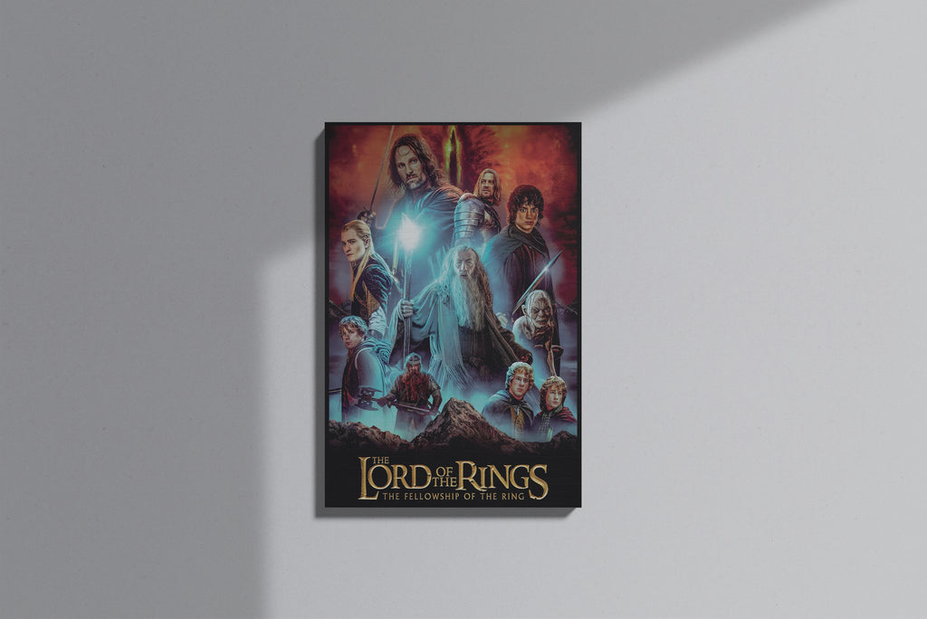 GeekCultcha The Lord of the Rings Fellowship of the Ring Premium Canvas Print