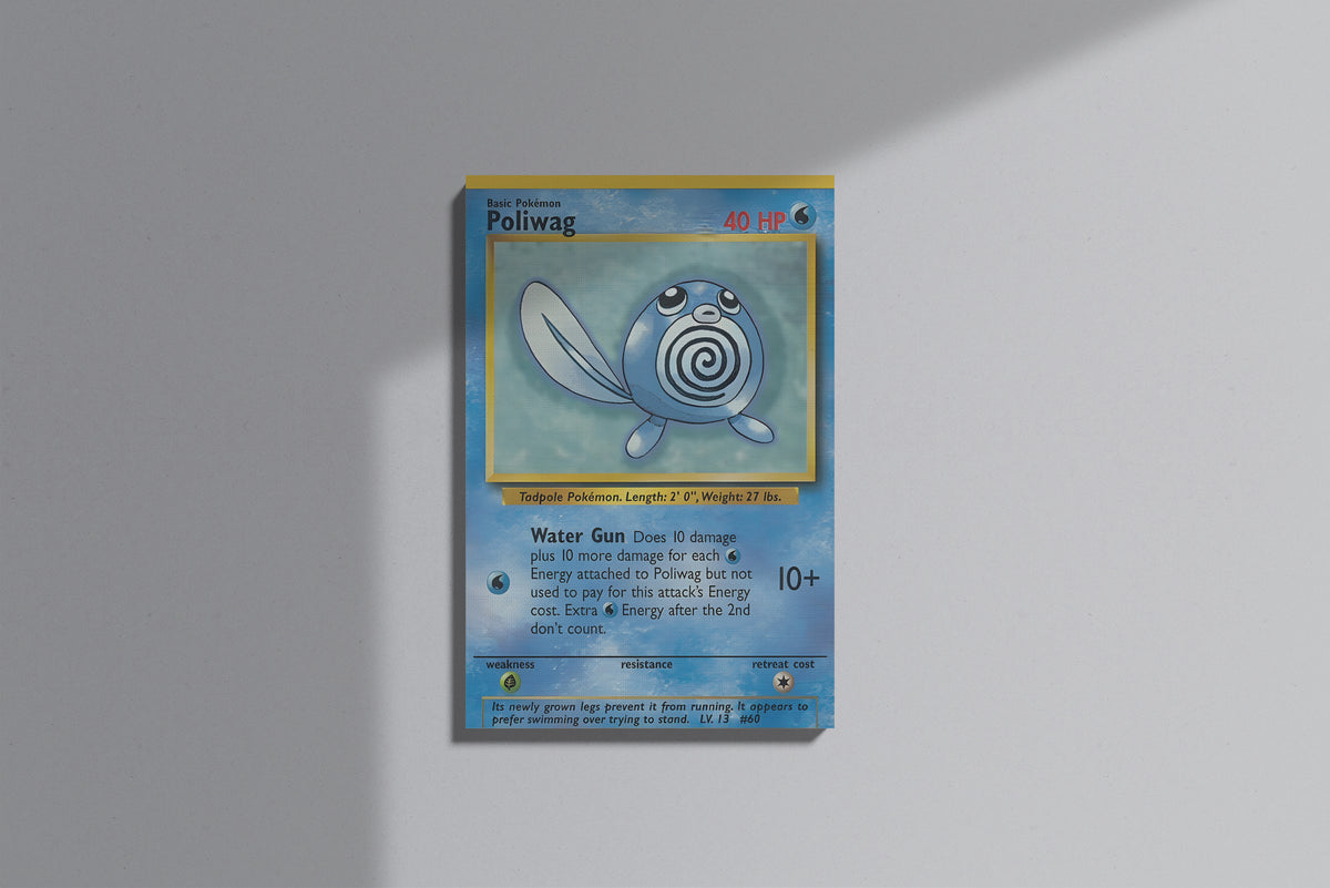 GeekCultcha Pokémon Poliwag Premium Canvas Print