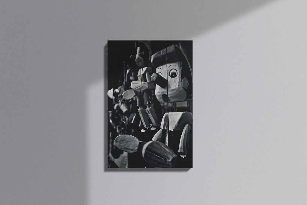GeekCultcha Pinocchio Themed Premium Canvas Print