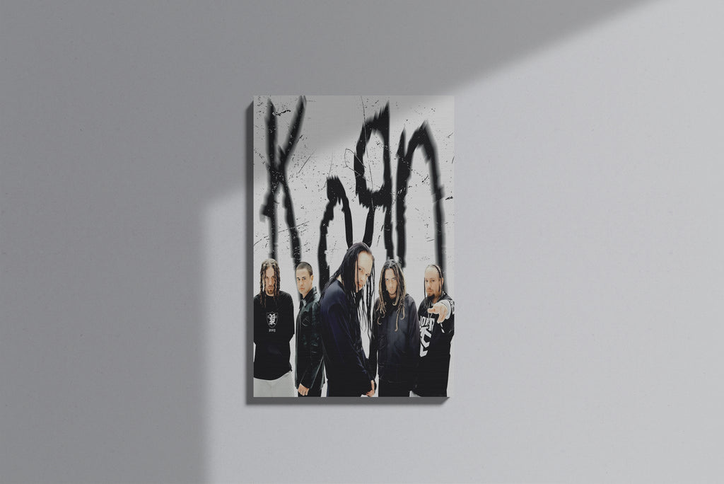 GeekCultcha Korn Group Themed Canvas Painting