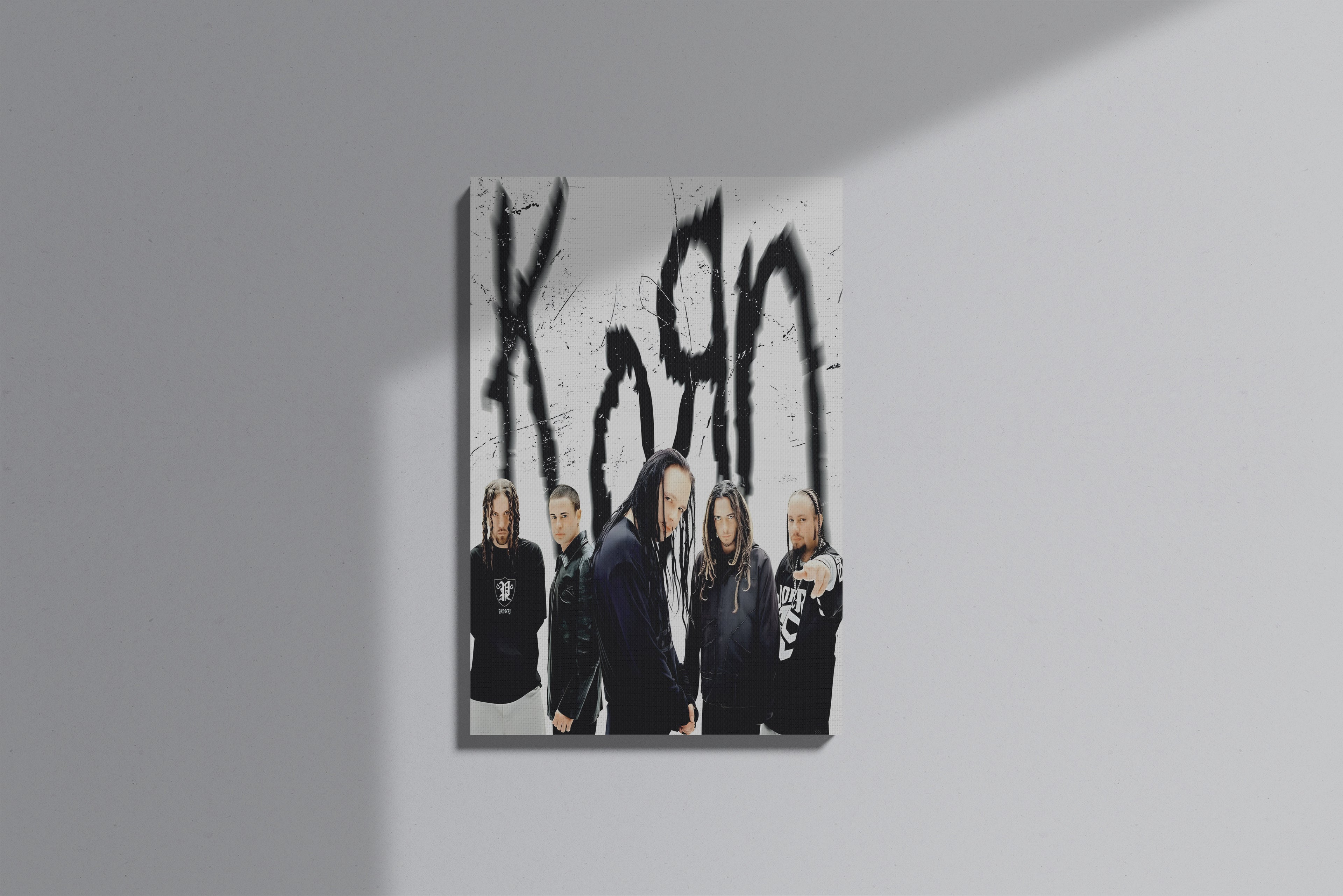 GeekCultcha Korn Group Themed Canvas Painting