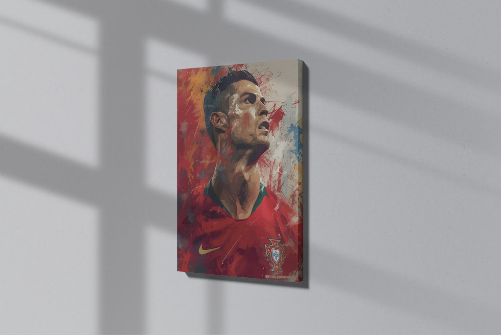 GeekCultcha Portugal Football Themed Canvas Painting
