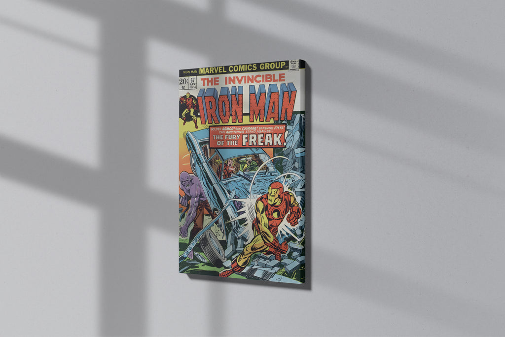 GeekCultcha Marvel Iron Man The Invincible Premium Canvas Print