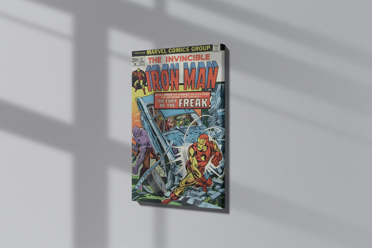 GeekCultcha Marvel Iron Man The Invincible Premium Canvas Print