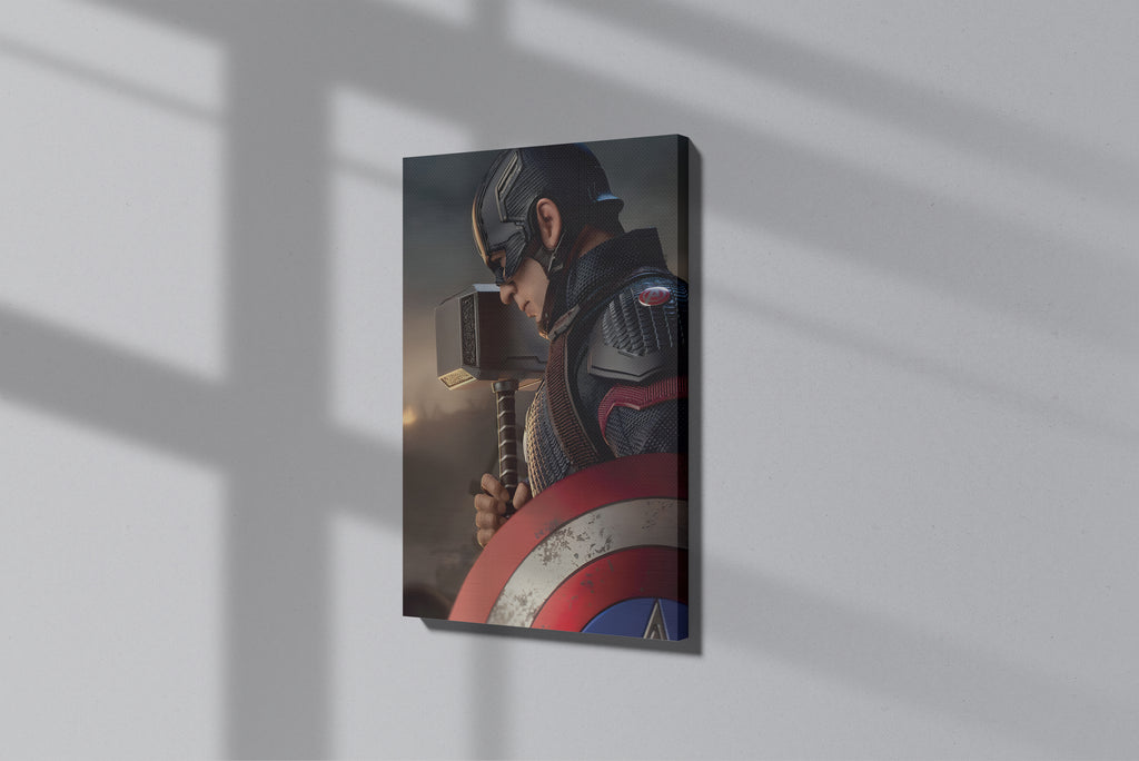 GeekCultcha Marvel Captain America Premium Canvas Print