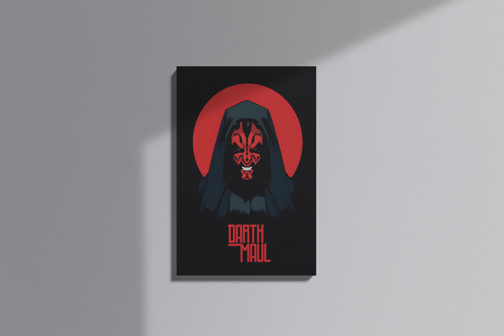 GeekCultcha Star Wars Darth Maul Premium Canvas Print