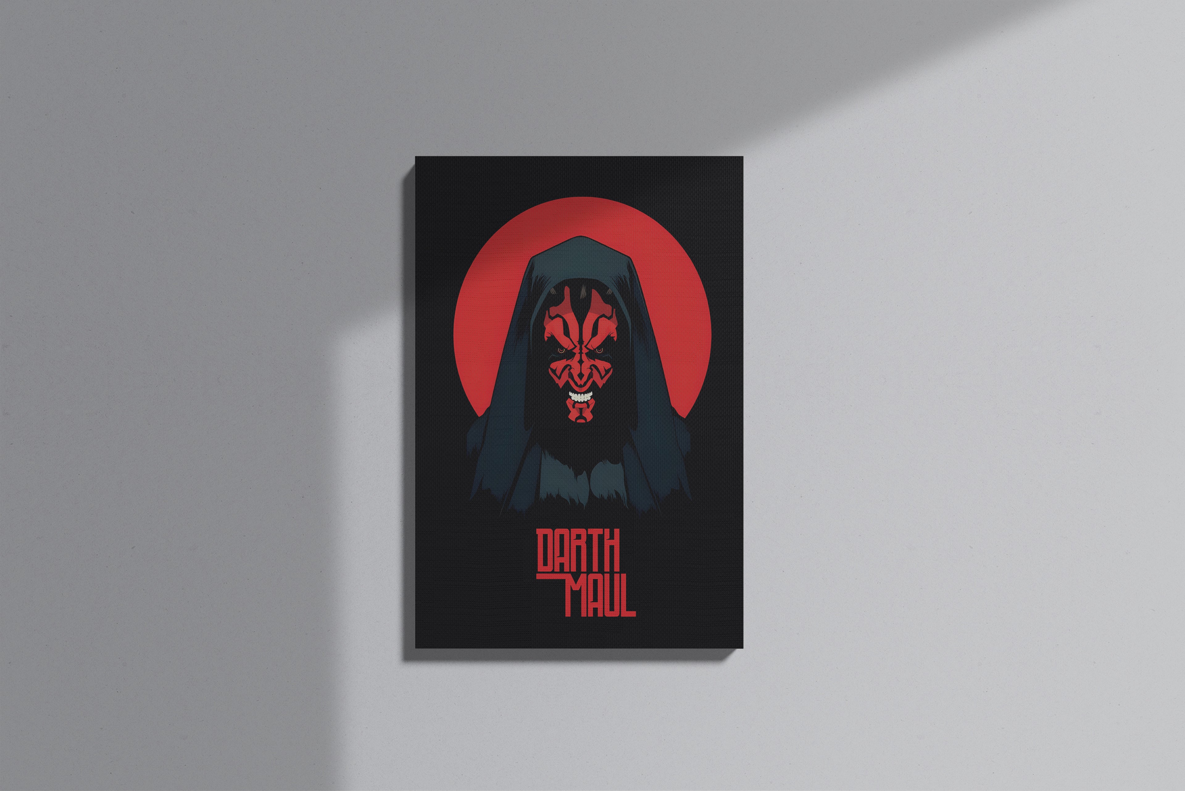 GeekCultcha Star Wars Darth Maul Premium Canvas Print