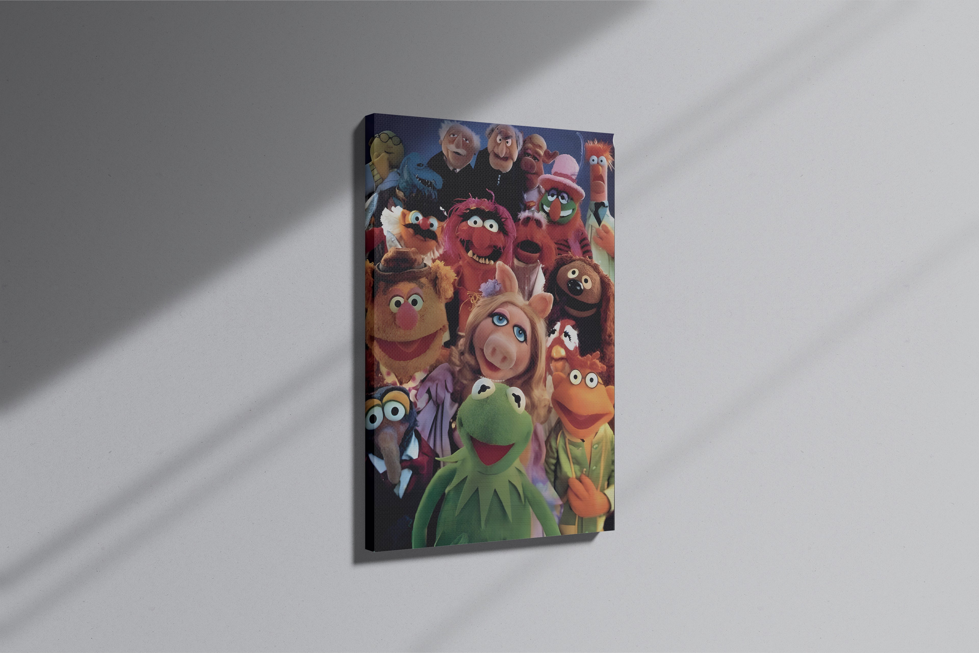 GeekCultcha The Muppets Character Themed Premium Canvas Print