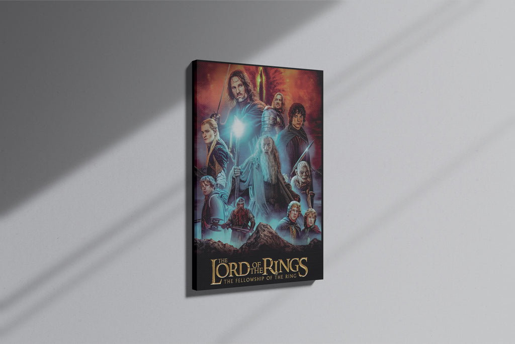 GeekCultcha The Lord of the Rings Fellowship of the Ring Premium Canvas Print