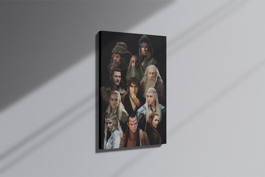 GeekCultcha The Lord of the Rings Character Themed Premium Canvas Print