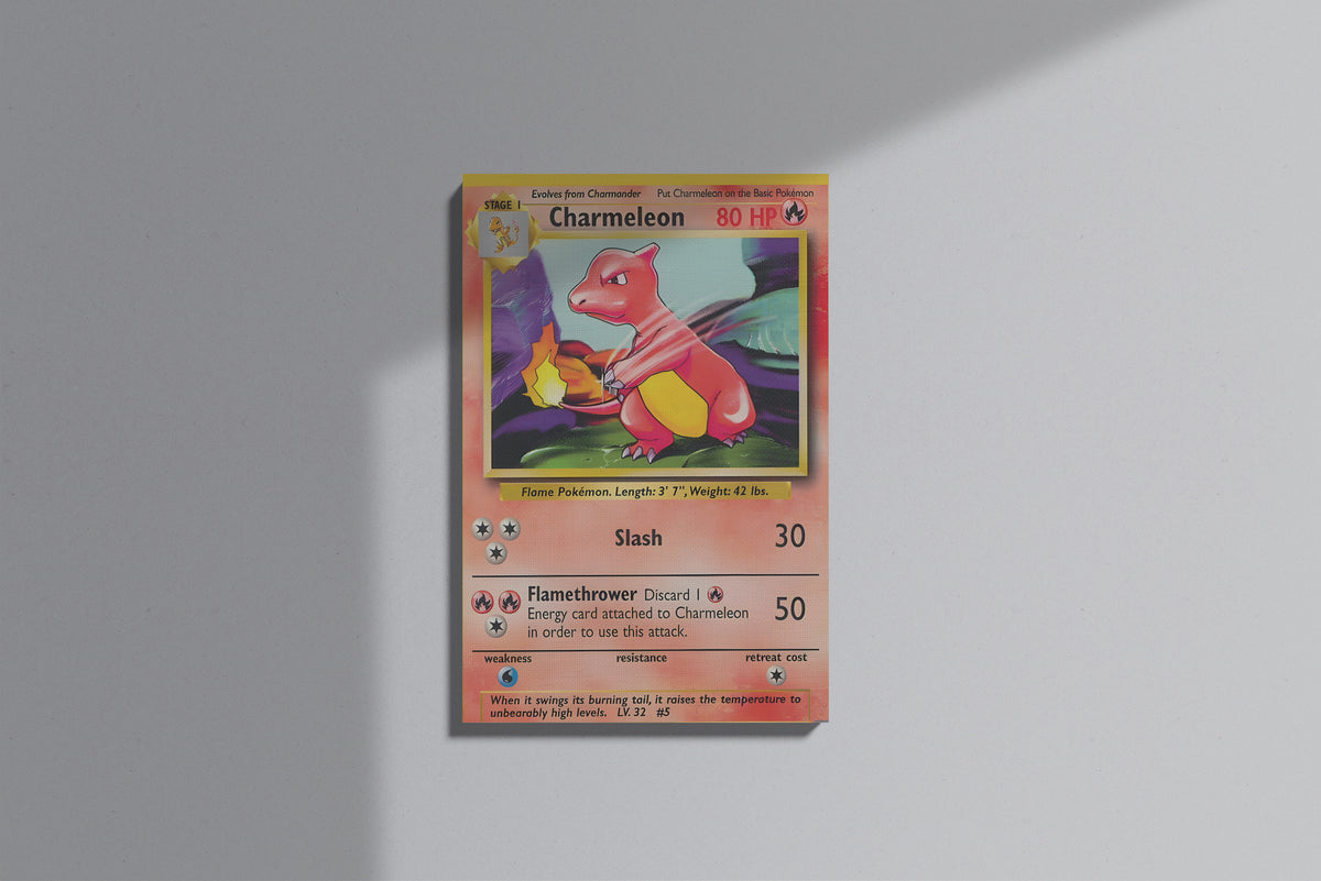 GeekCultcha Pokémon Charmeleon Premium Canvas Print