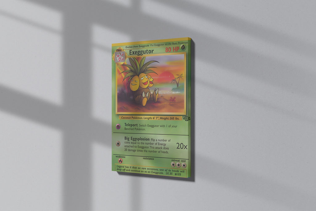 GeekCultcha Pokémon Exeggutor Premium Canvas Print