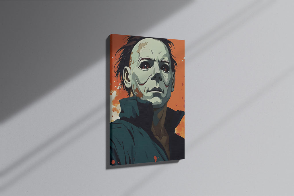 GeekCultcha Halloween Michael Myers Premium Canvas Print