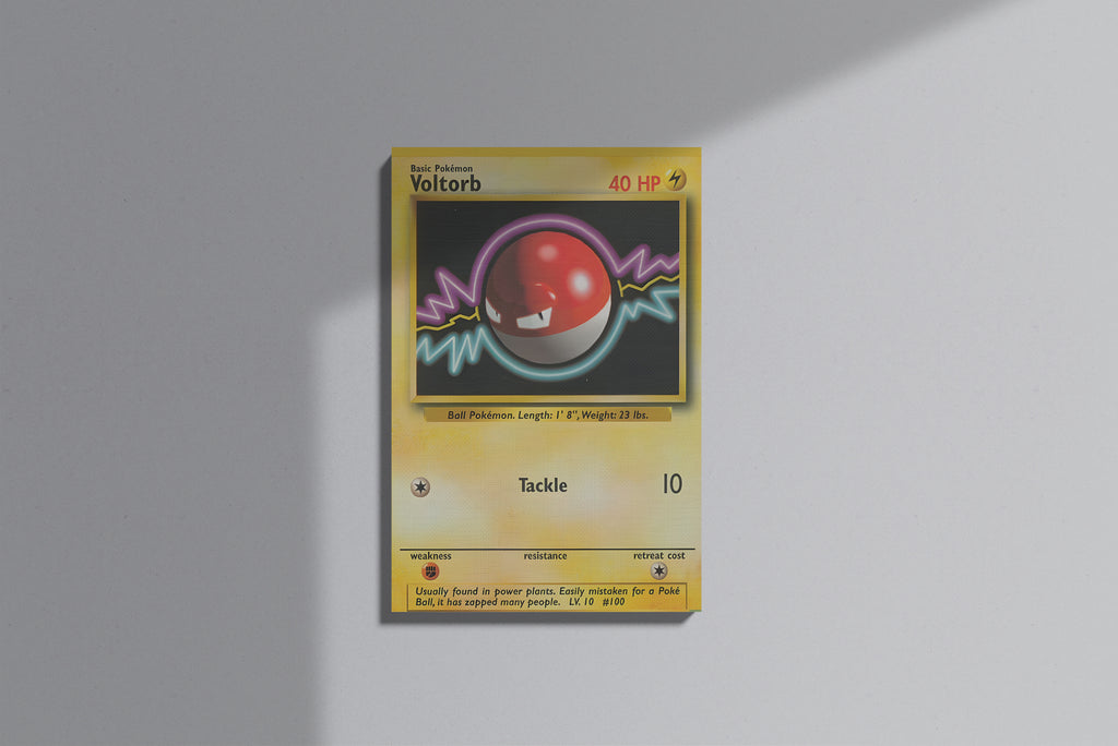 GeekCultcha Pokémon Voltorb Premium Canvas Print