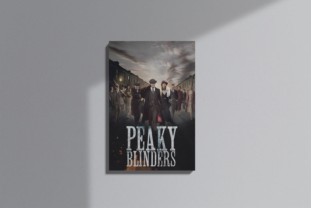 GeekCultcha Peaky Blinders TV Series Themed Premium Canvas Painting
