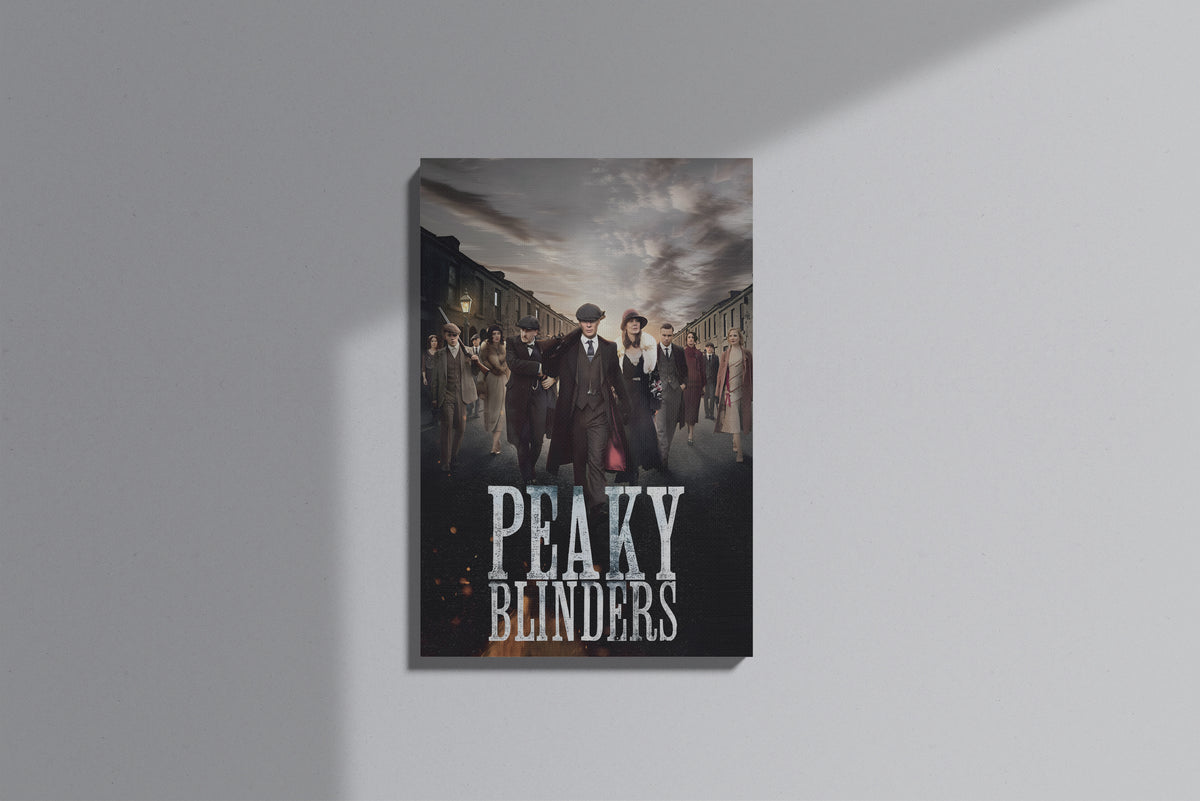 GeekCultcha Peaky Blinders TV Series Themed Premium Canvas Painting