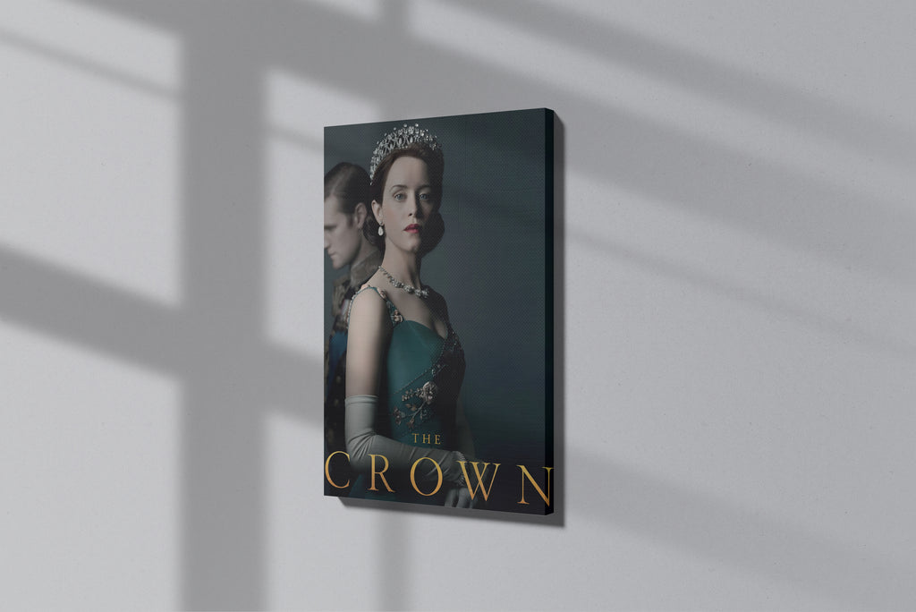 GeekCultcha The Crown Queen Elizabeth Premium Canvas Painting