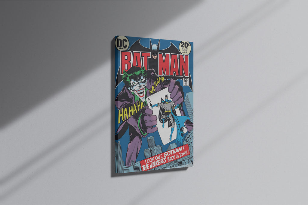 GeekCultcha DC Comics Batman Joker Premium Canvas Print