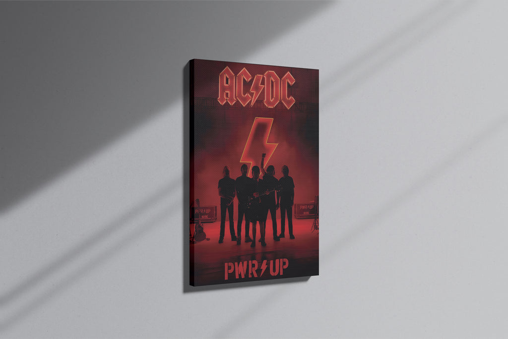 GeekCultcha AC/DC Power Up Premium Canvas Print