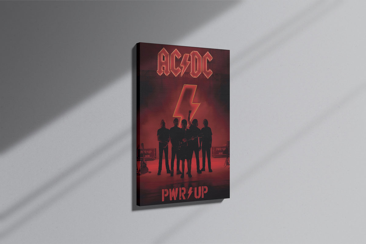 GeekCultcha AC/DC Power Up Premium Canvas Print