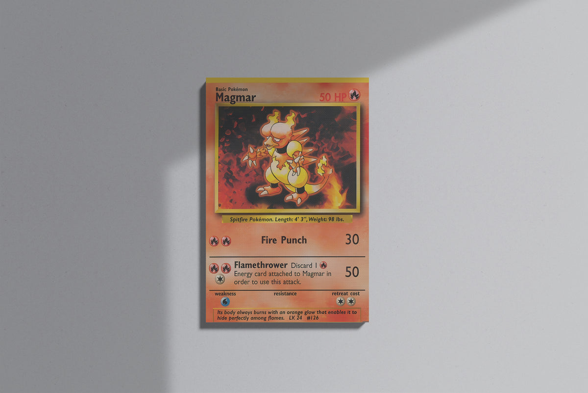 GeekCultcha Pokémon Magmar Premium Canvas Print
