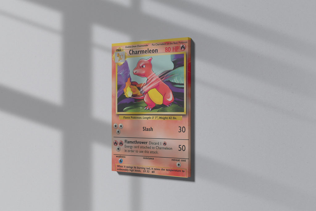 GeekCultcha Pokémon Charmeleon Premium Canvas Print