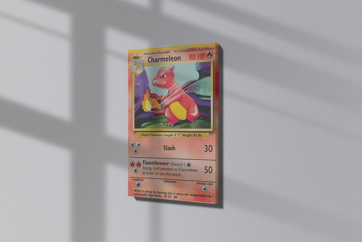 GeekCultcha Pokémon Charmeleon Premium Canvas Print
