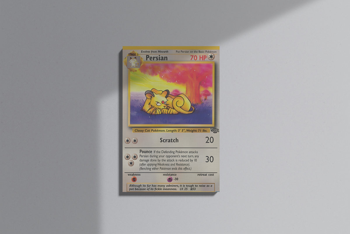 GeekCultcha Pokémon Persian Premium Canvas Print