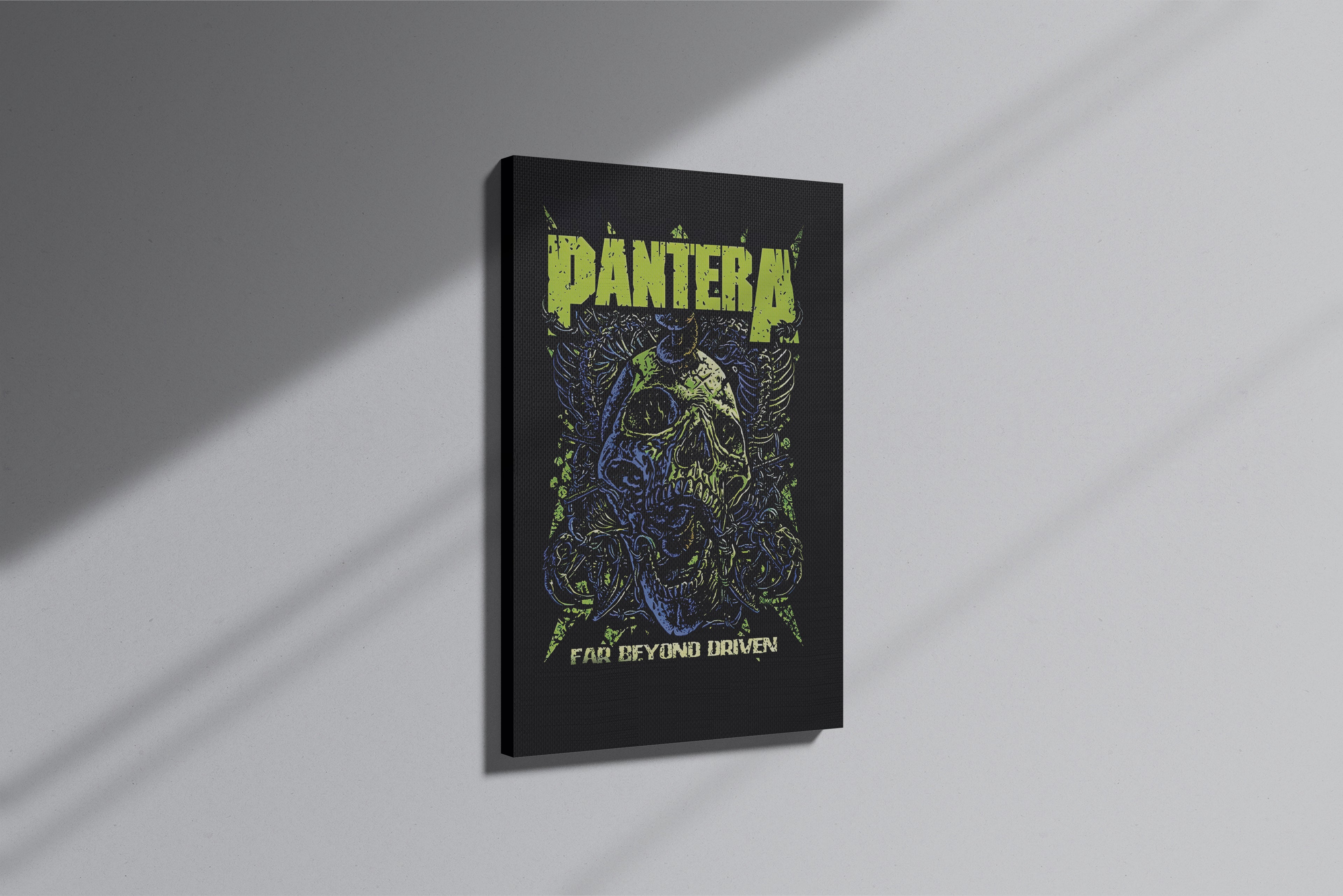 GeekCultcha Pantera Far Beyond Driven Themed Premium Canvas Painting