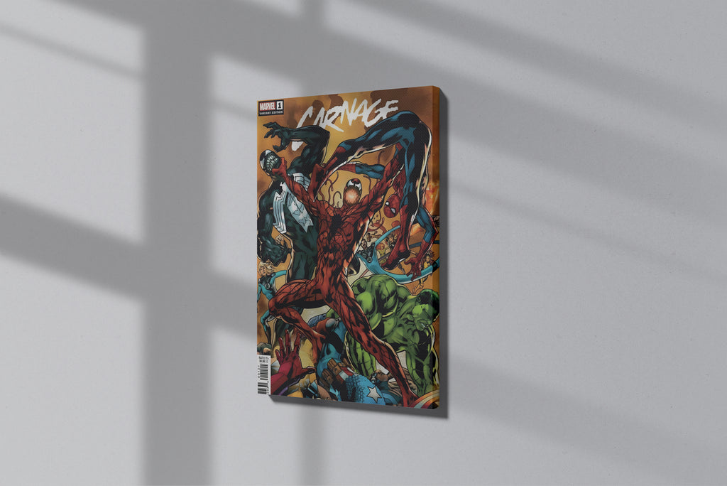 GeekCultcha Marvel Carnage Themed Premium Canvas Painting