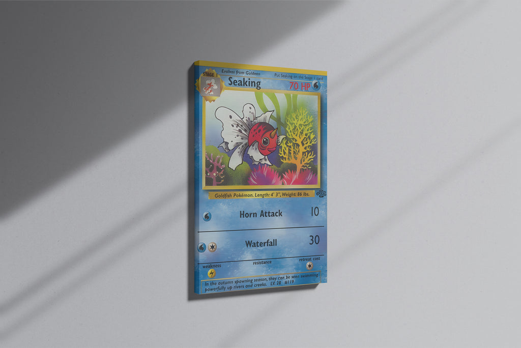 GeekCultcha Pokémon Seaking Premium Canvas Print