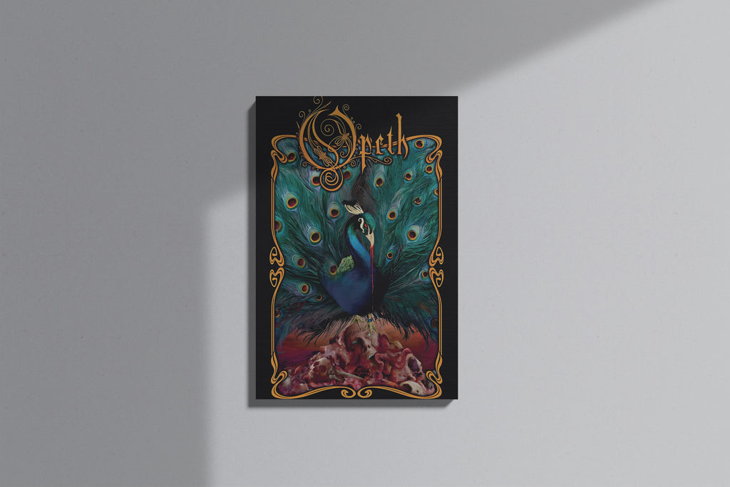 GeekCultcha Opeth Peacock Art Canvas Painting