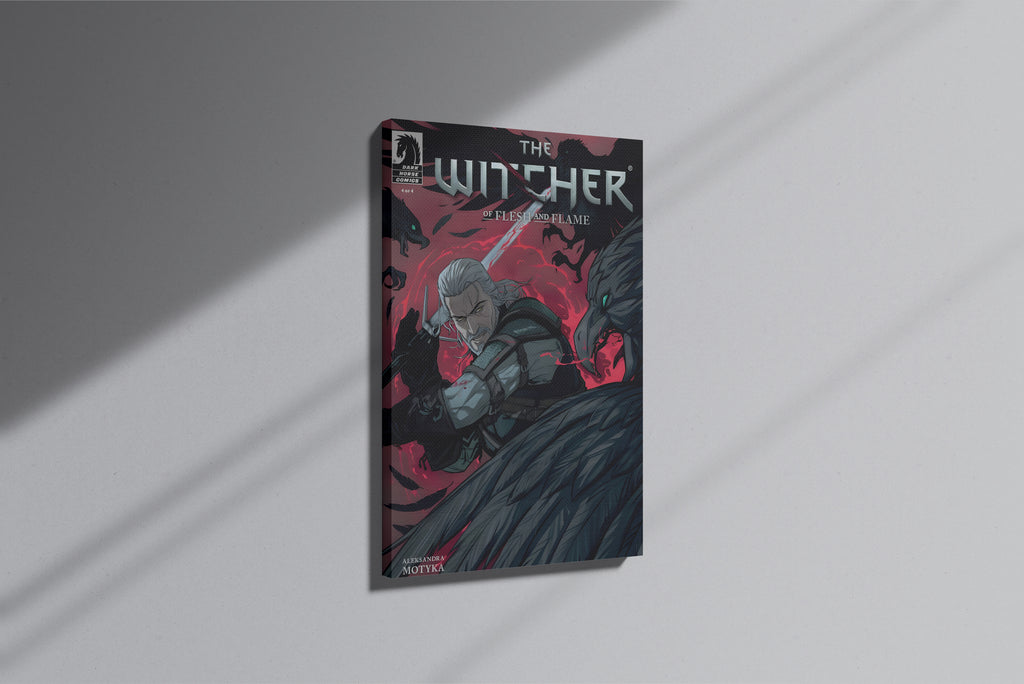 GeekCultcha The Witcher Geralt Premium Canvas Print