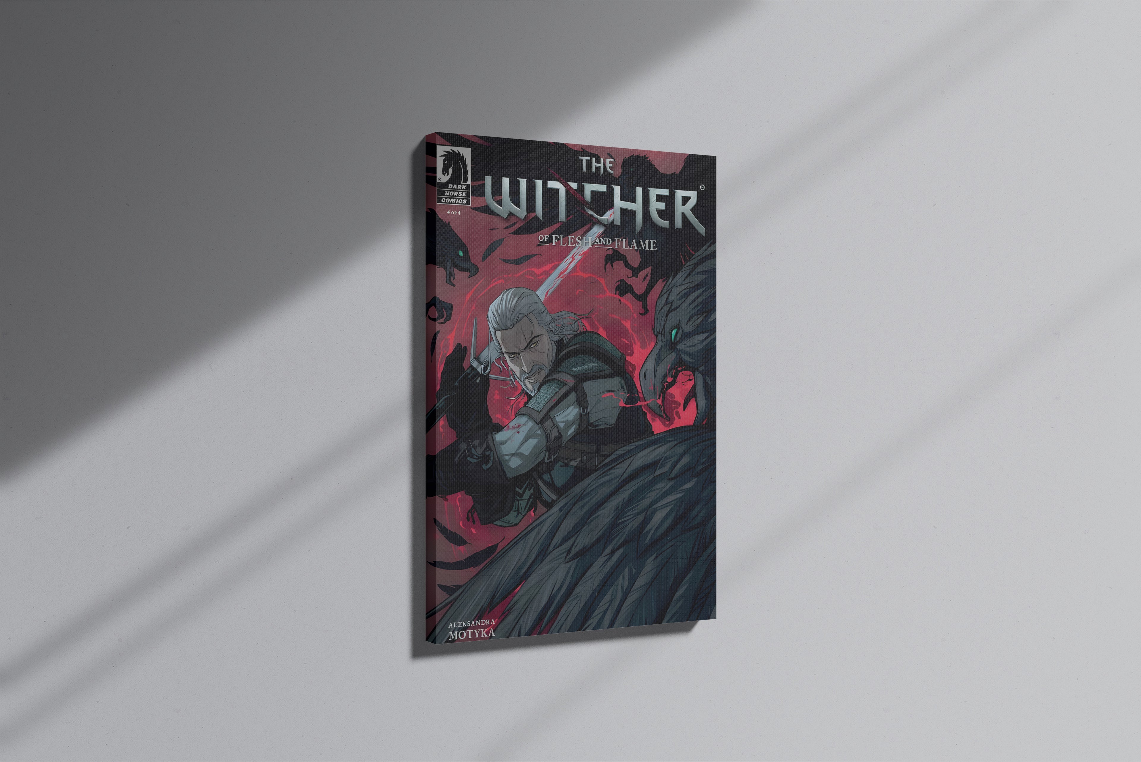 GeekCultcha The Witcher Geralt Premium Canvas Print