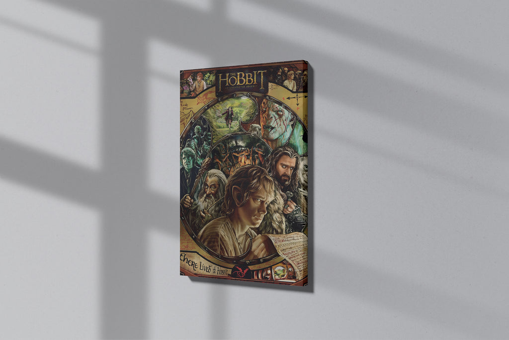 GeekCultcha The Hobbit An Unexpected Journey Themed Premium Canvas Print