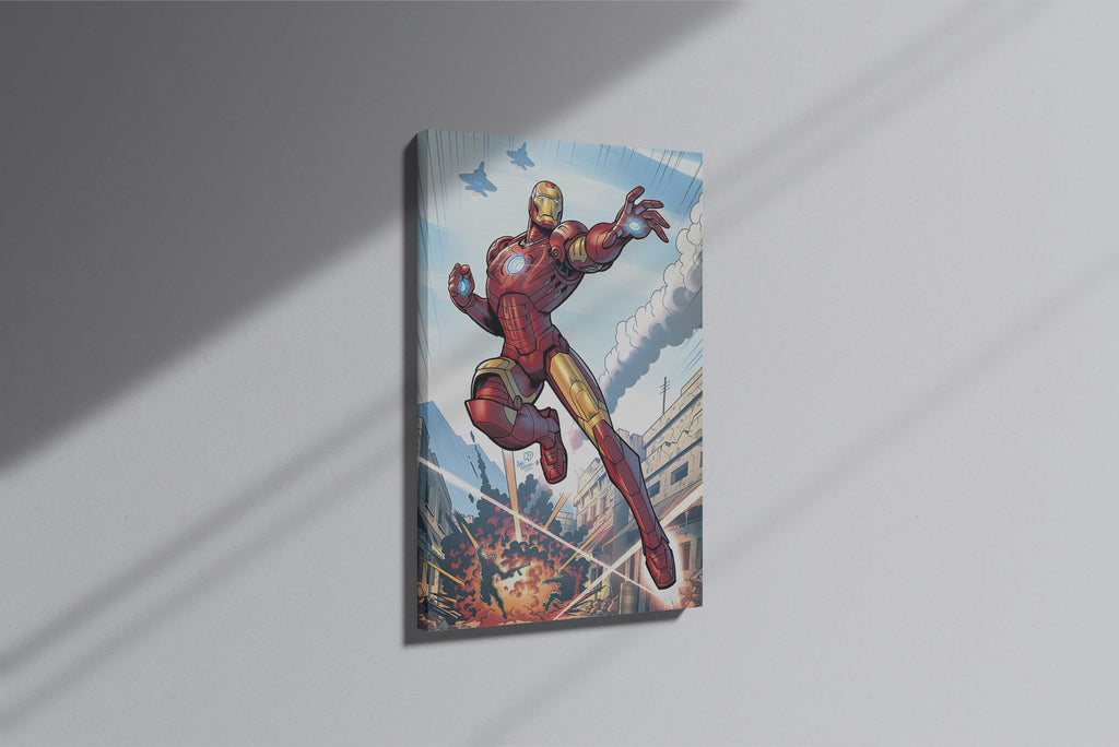 GeekCultcha Marvel Iron Man Premium Canvas Print