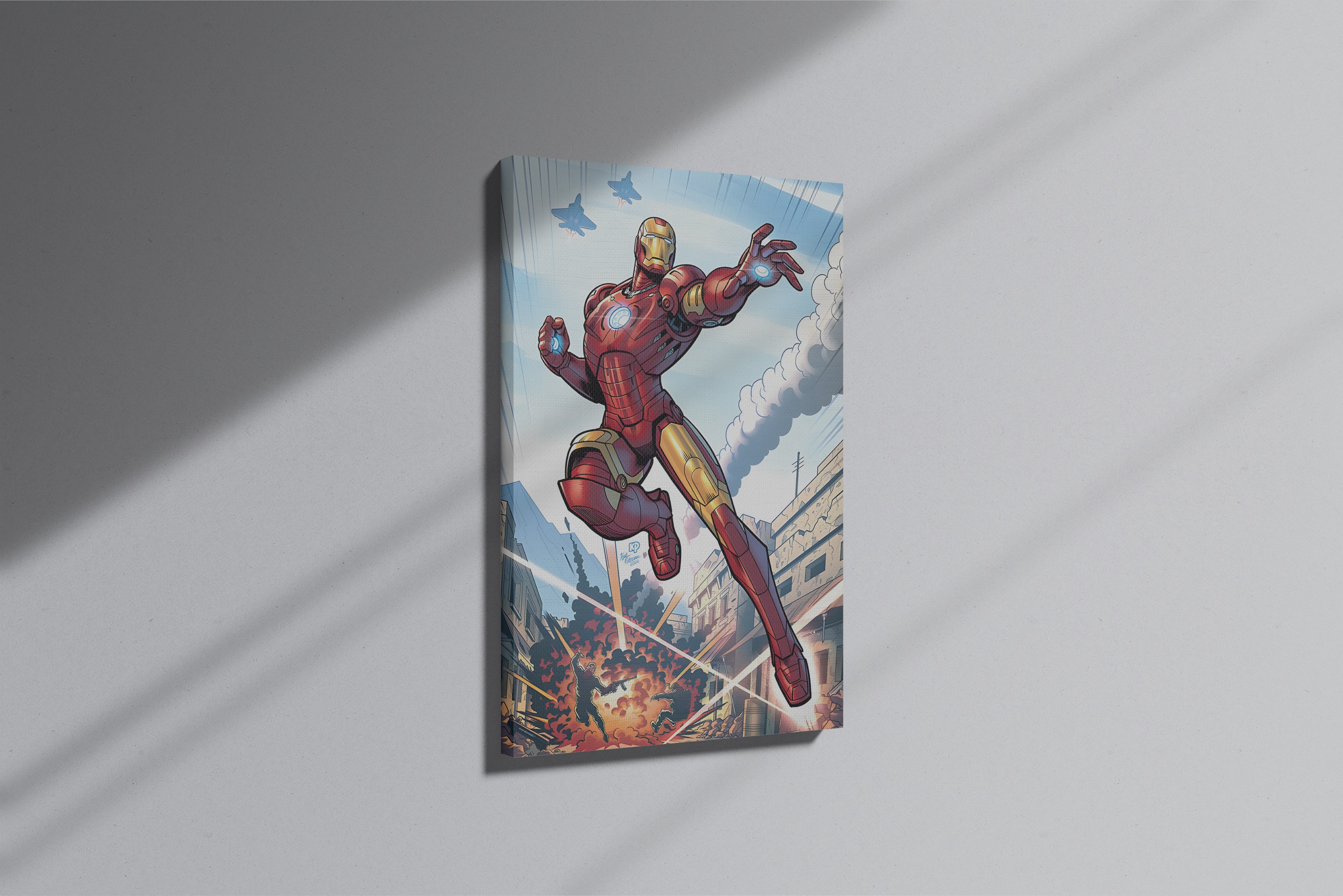 GeekCultcha Marvel Iron Man Premium Canvas Print