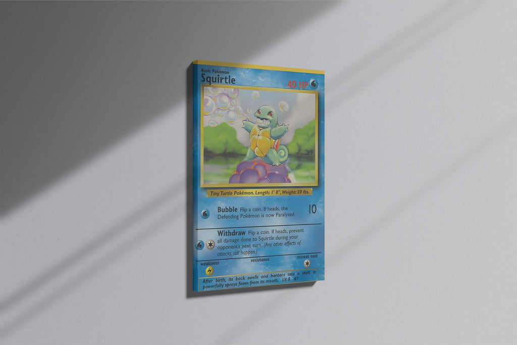 GeekCultcha Pokémon Squirtle Premium Canvas Print