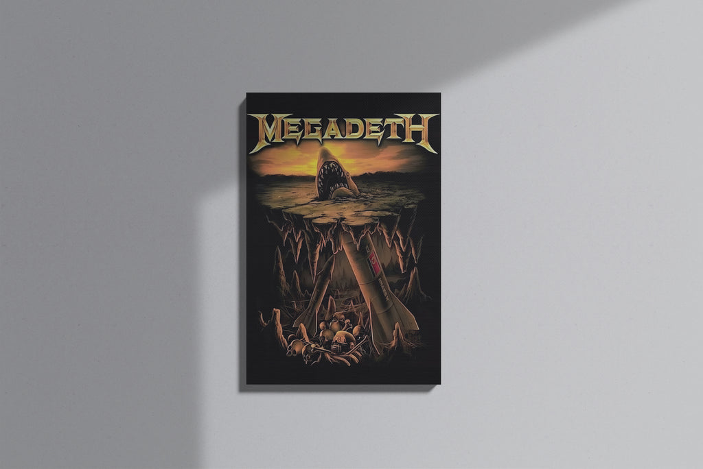 GeekCultcha Megadeth Dystopia Premium Canvas Print
