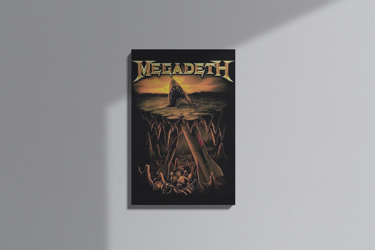 GeekCultcha Megadeth Dystopia Premium Canvas Print