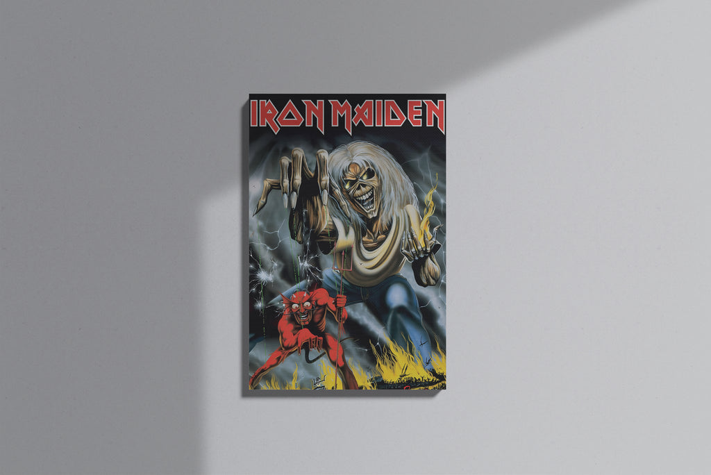 GeekCultcha Iron Maiden Eddie Premium Canvas Print