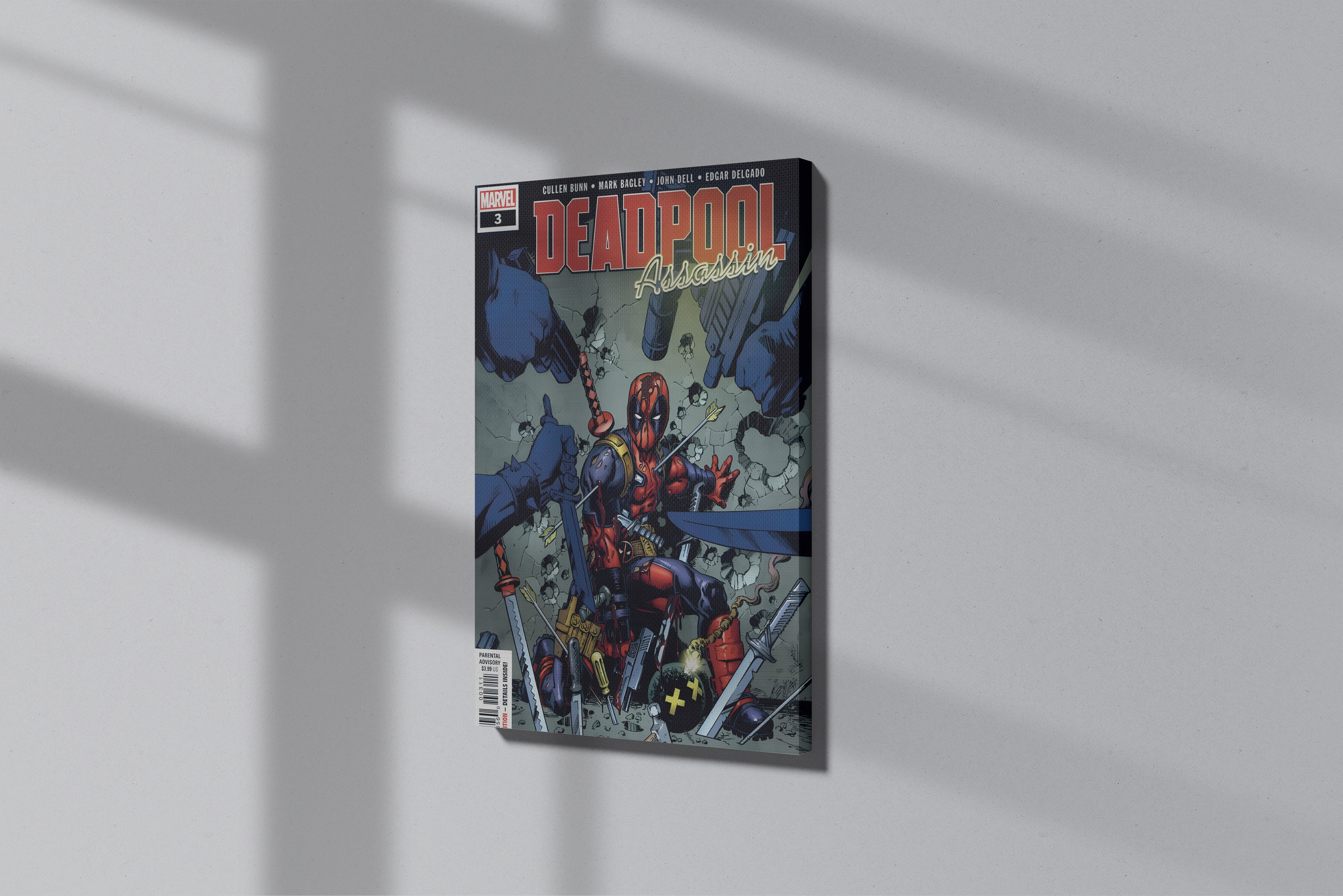 GeekCultcha Marvel Deadpool Premium Canvas Print