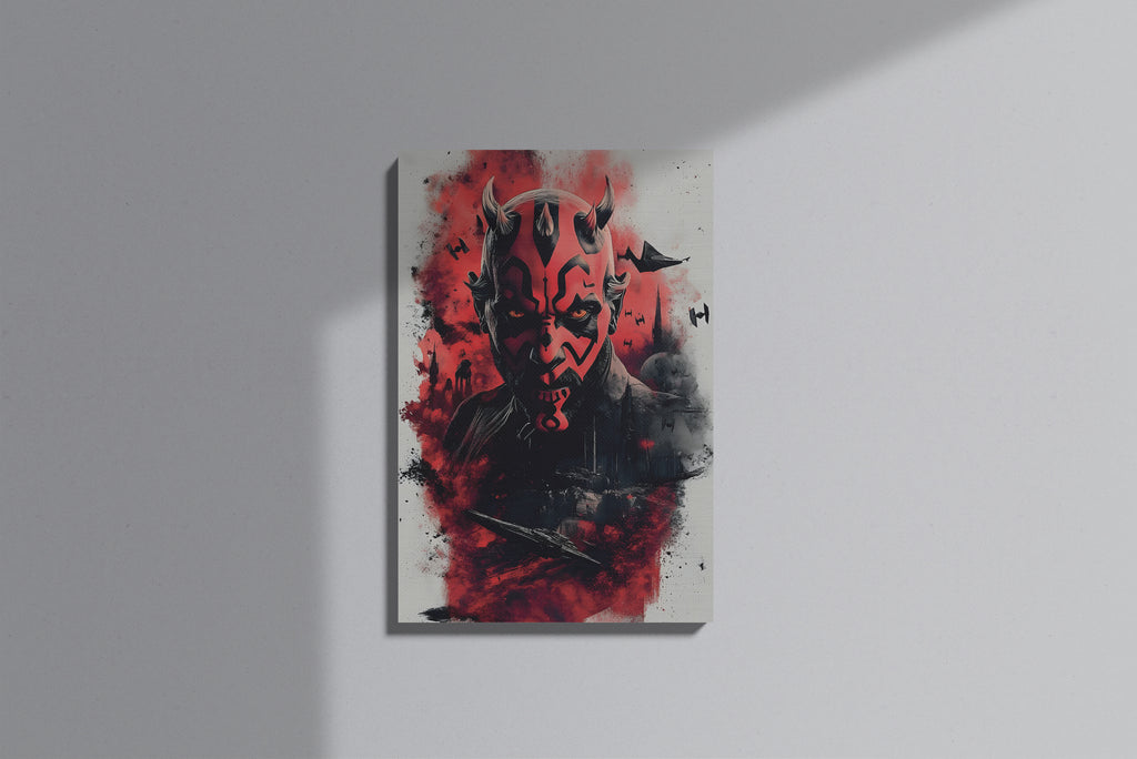 GeekCultcha Star Wars Darth Maul Premium Canvas Print