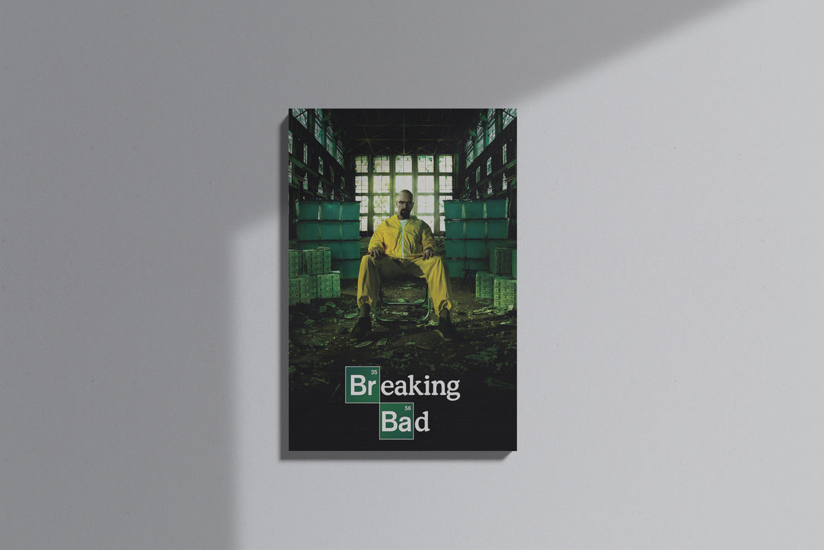 GeekCultcha Breaking Bad Walter White Premium Canvas Print