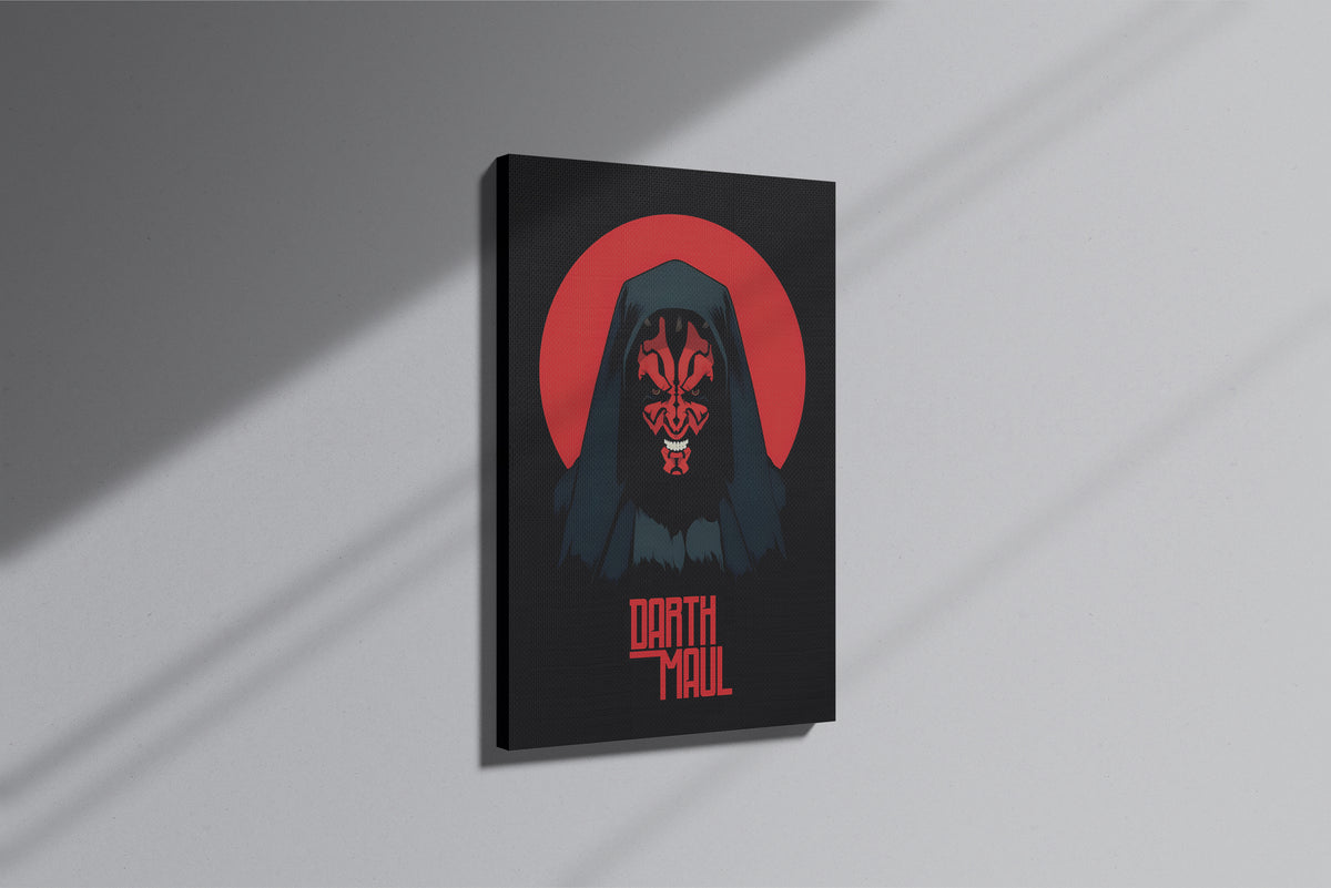 GeekCultcha Star Wars Darth Maul Premium Canvas Print