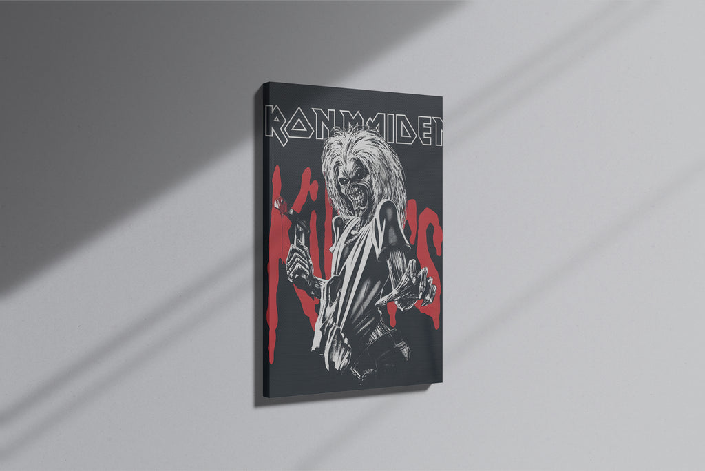 GeekCultcha Iron Maiden Eddie Premium Canvas Print