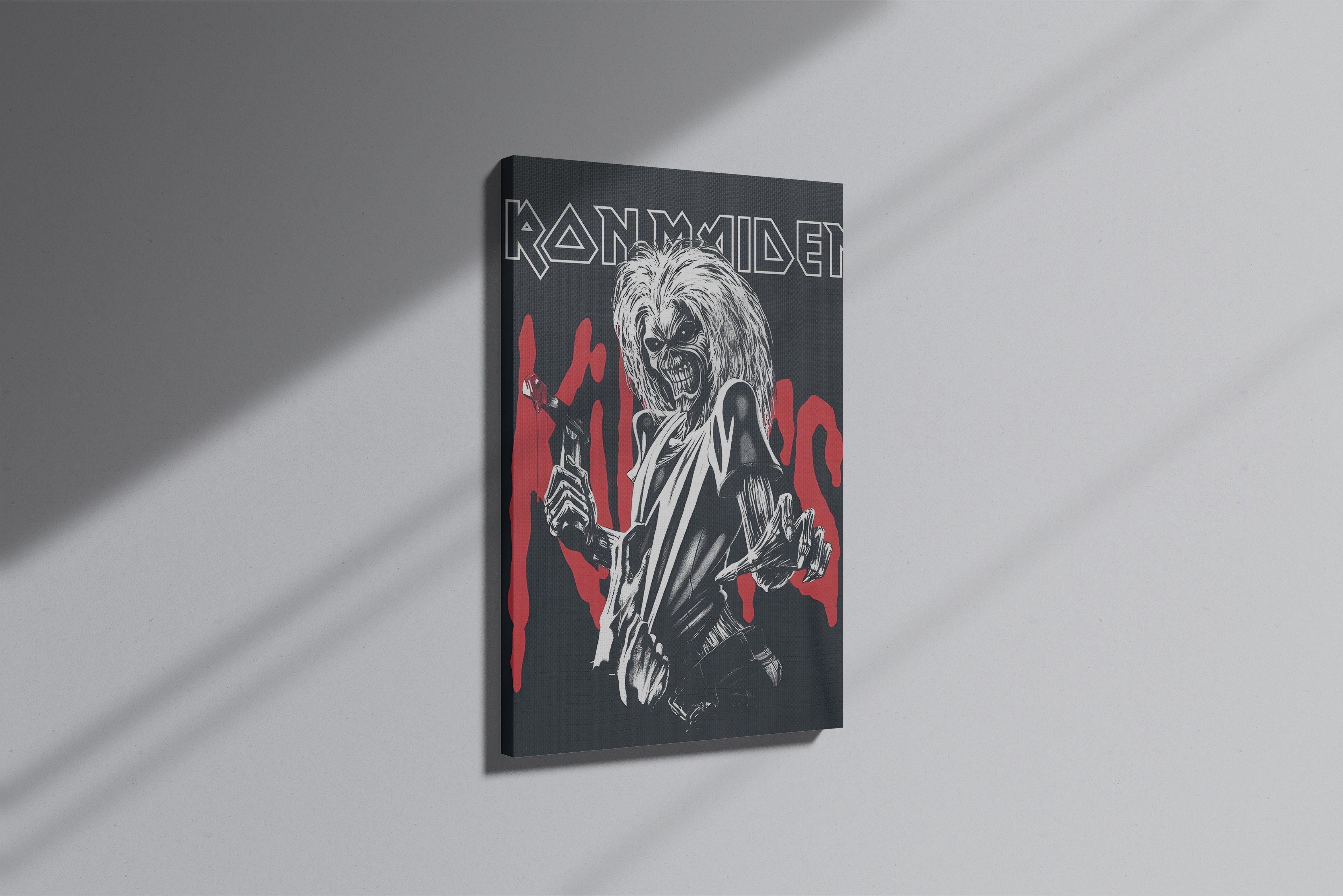 GeekCultcha Iron Maiden Eddie Premium Canvas Print