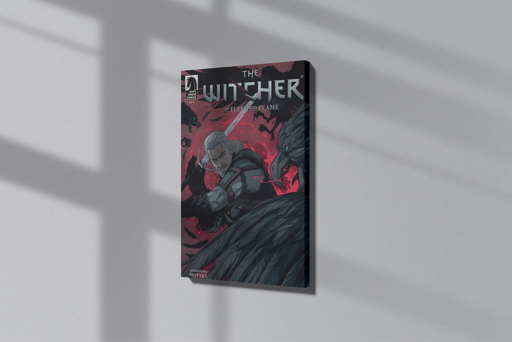 GeekCultcha The Witcher Geralt Premium Canvas Print
