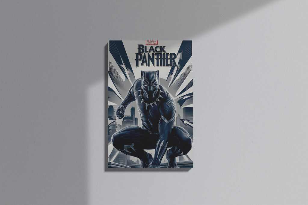 GeekCultcha Marvel Black Panther Premium Canvas Print
